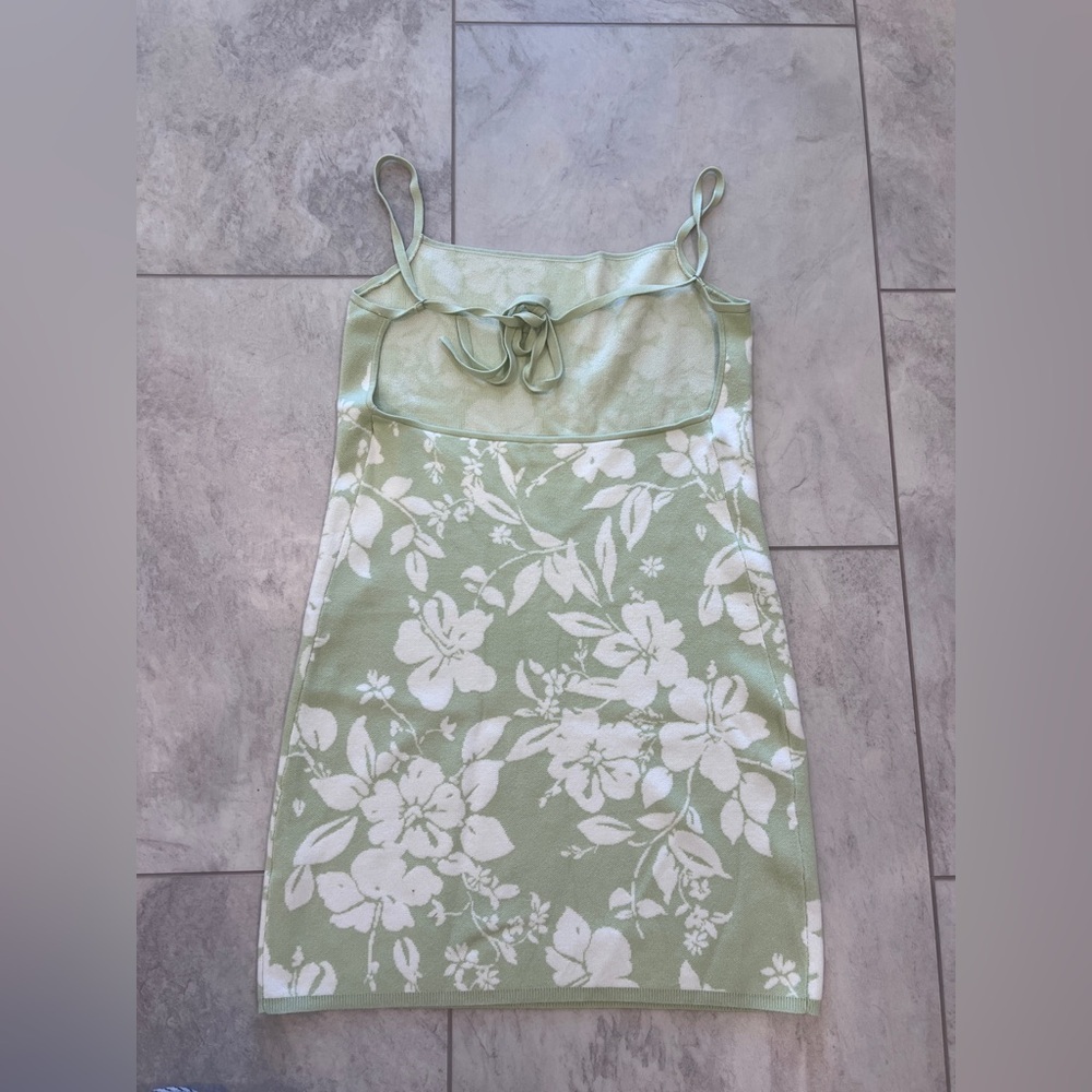 Abercrombie & Fitch Jacquard Open Back Mini Dress - Picture 6 of 7